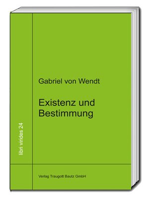 cover image of Existenz und Bestimmung